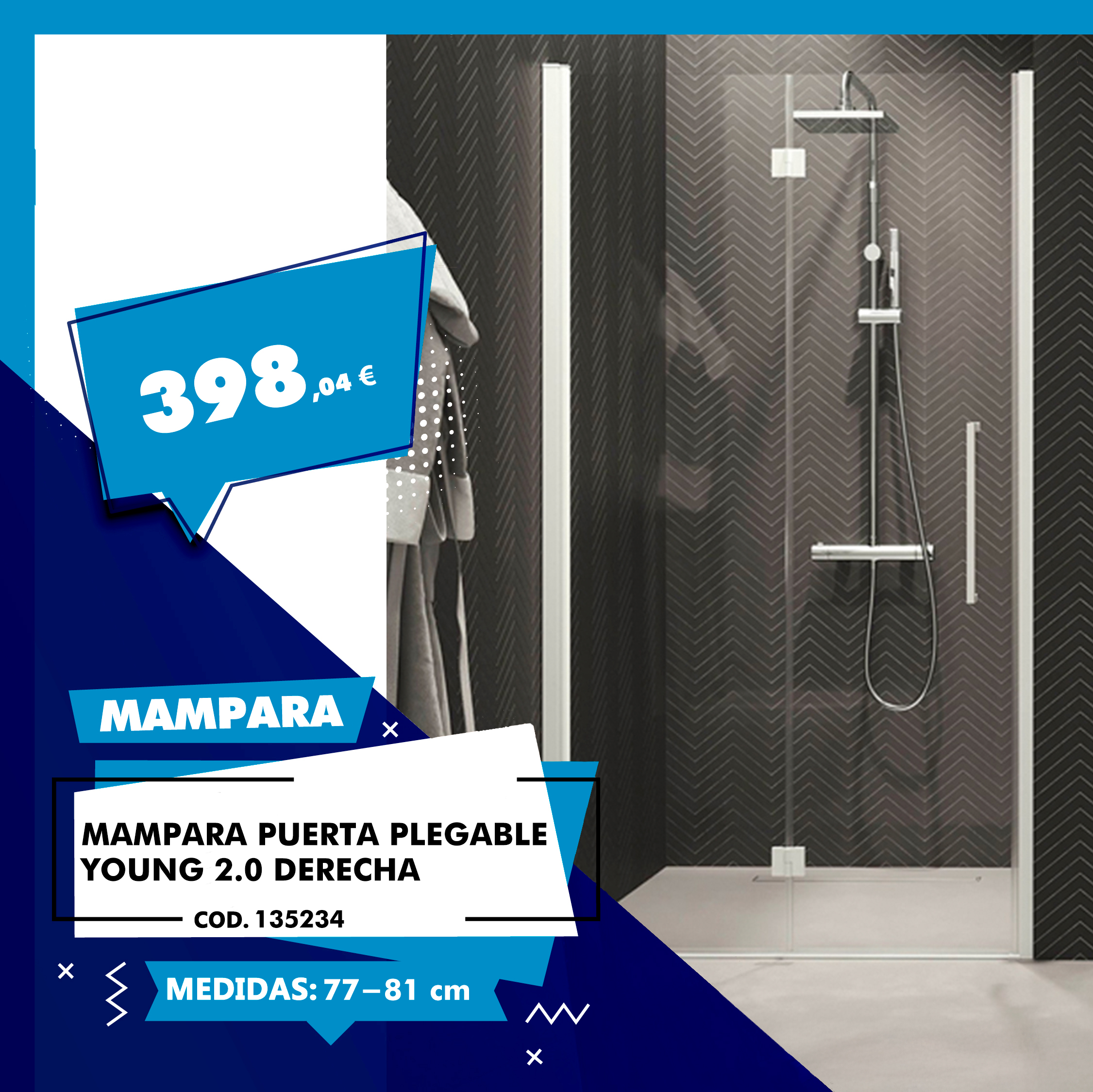 Mampara Young 2.0 derecha